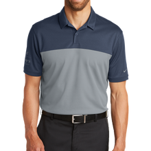 Load image into Gallery viewer, Nike Dri-FIT Colorblock Micro Pique Polo